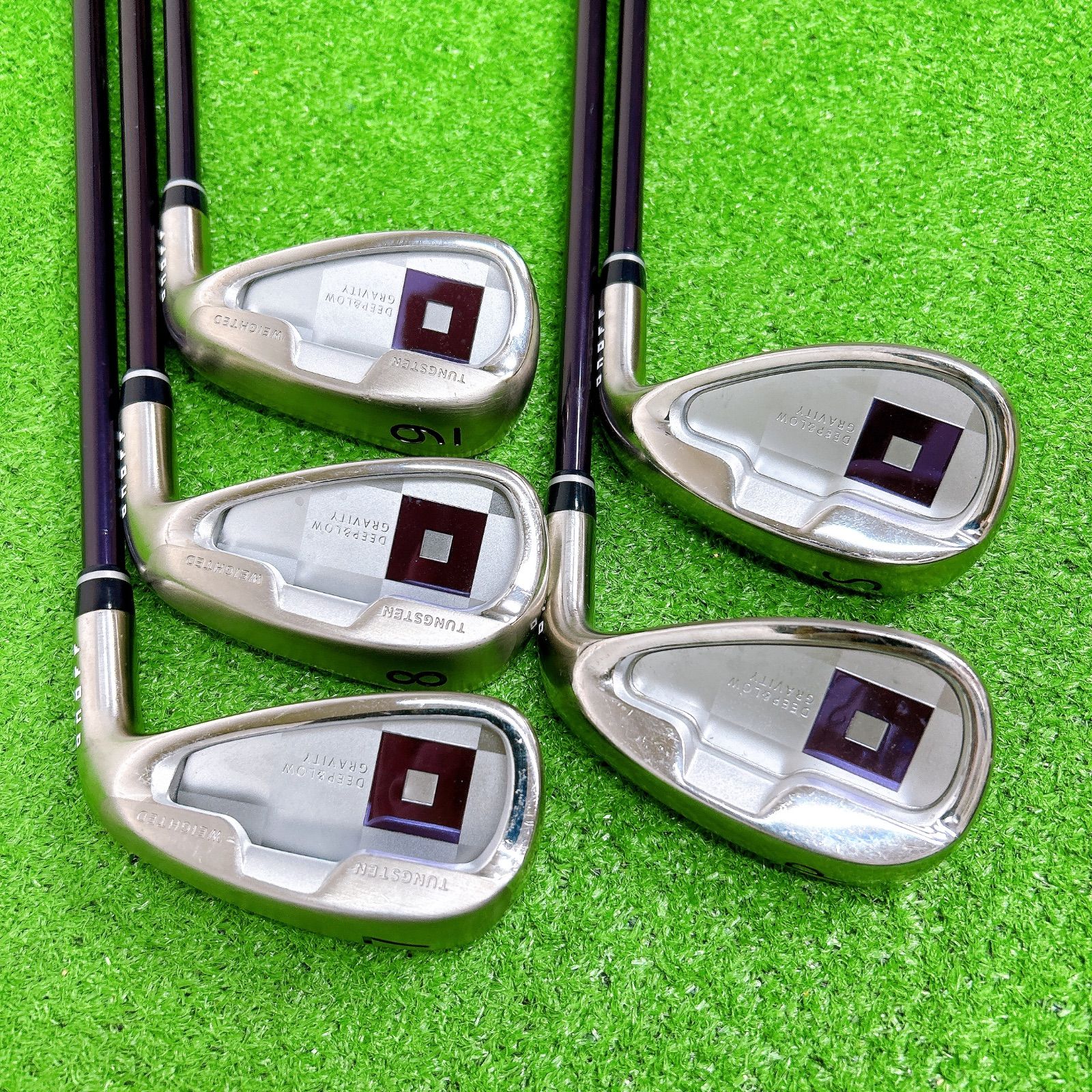 ONOFF レディース アイアン LP-412I ゴルフクラブセット 5本 ス28☆オノフレディースアイアン5本セット ONOFF LP-412I 純正L - メルカリ