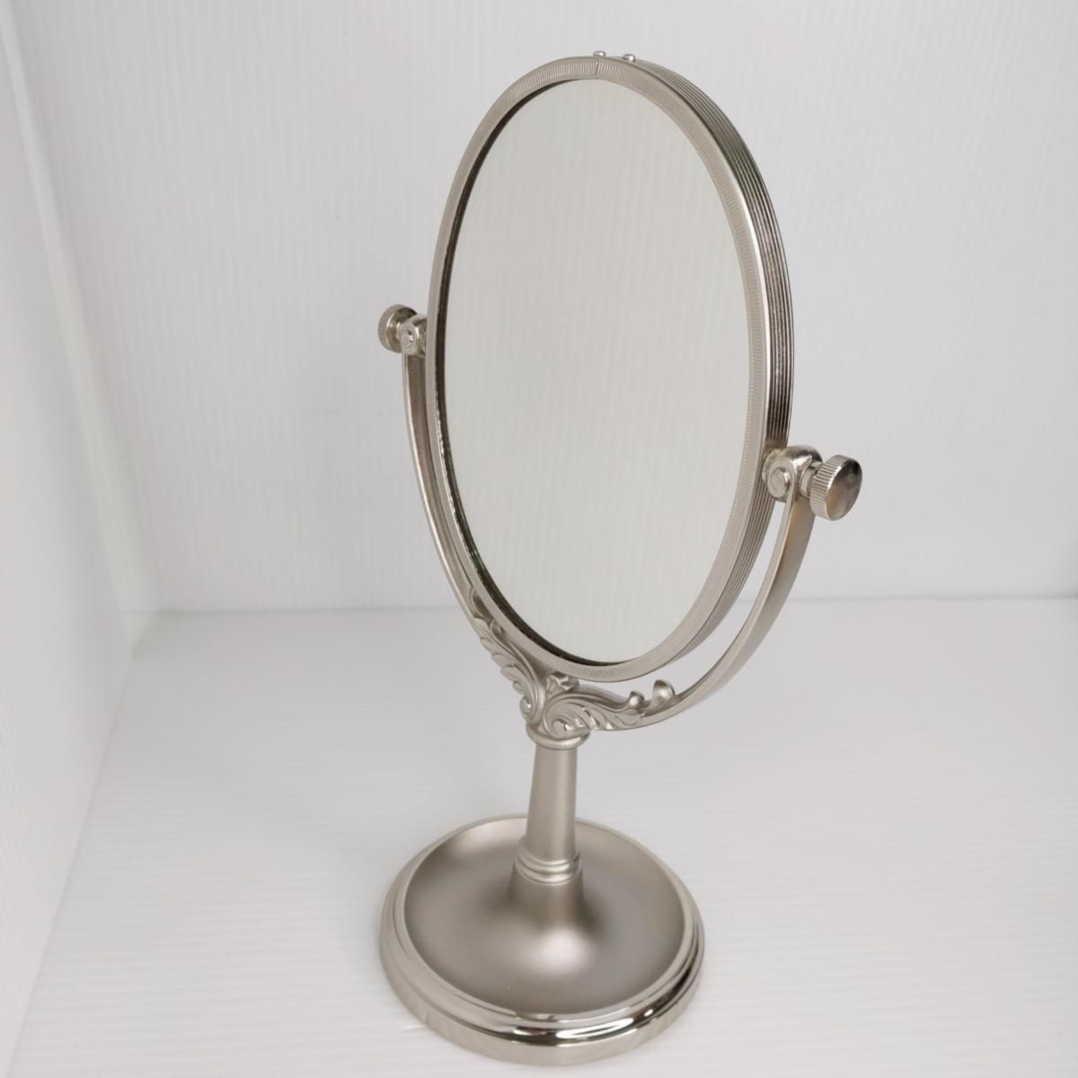 資生堂レトロ鏡 中古品】資生堂 SHISEIDO 花椿 ノベルティ 卓上スタンドミラー〇YR