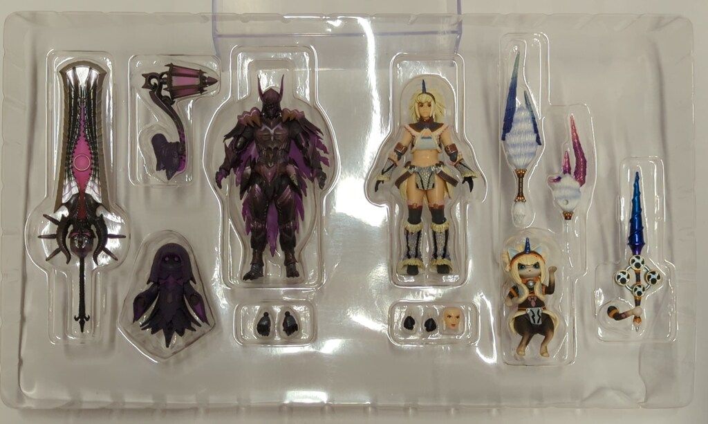 モンスターハンター4G フル可動CFBアクションモデル 4体セット（イーカプコ… モンスターハンター4G フル可動CFBアクションモデル 4体セット（イー