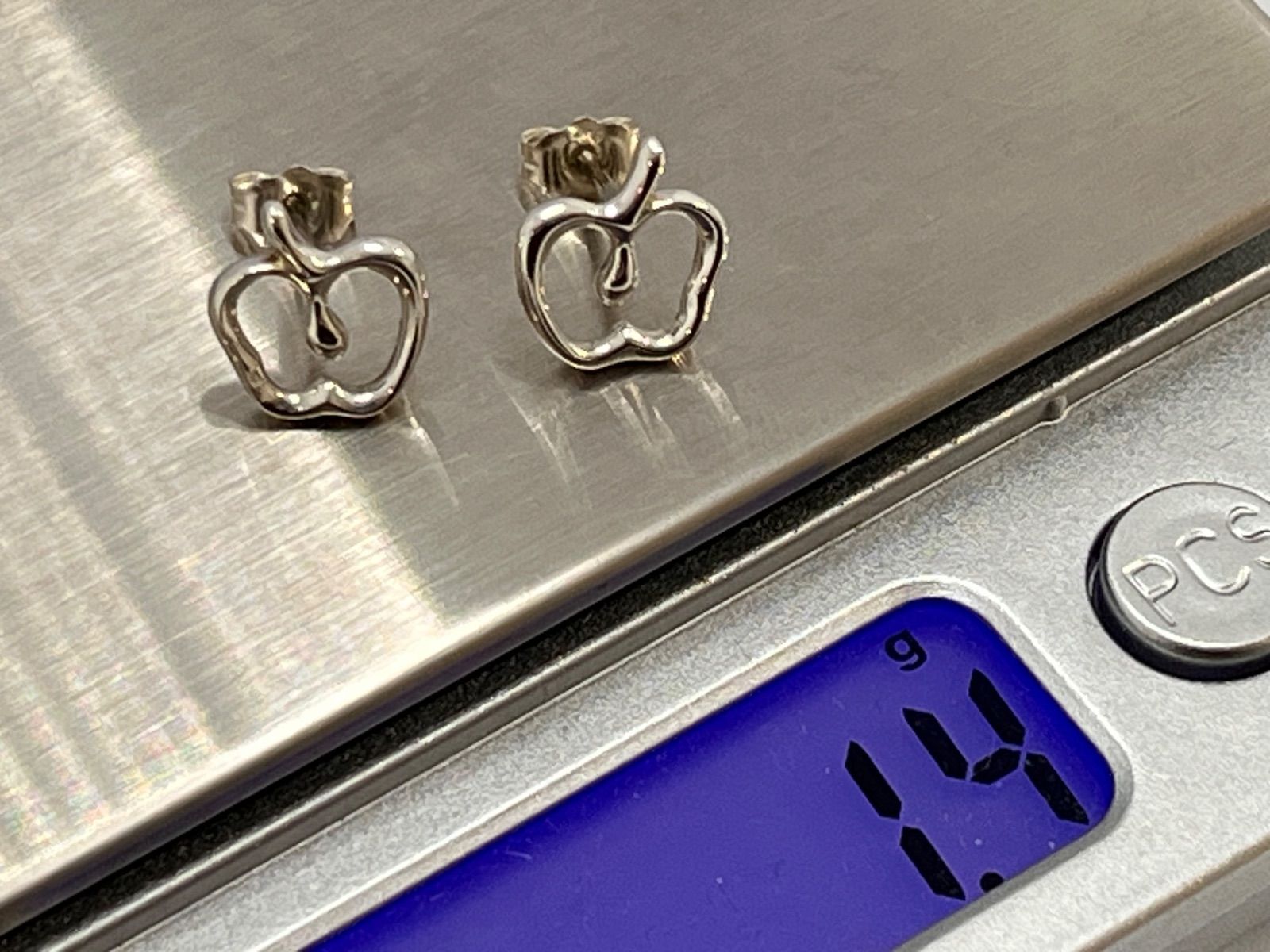 a178 美品 Tiffany&Co. オールド ティファニー りんご アップル ピアス