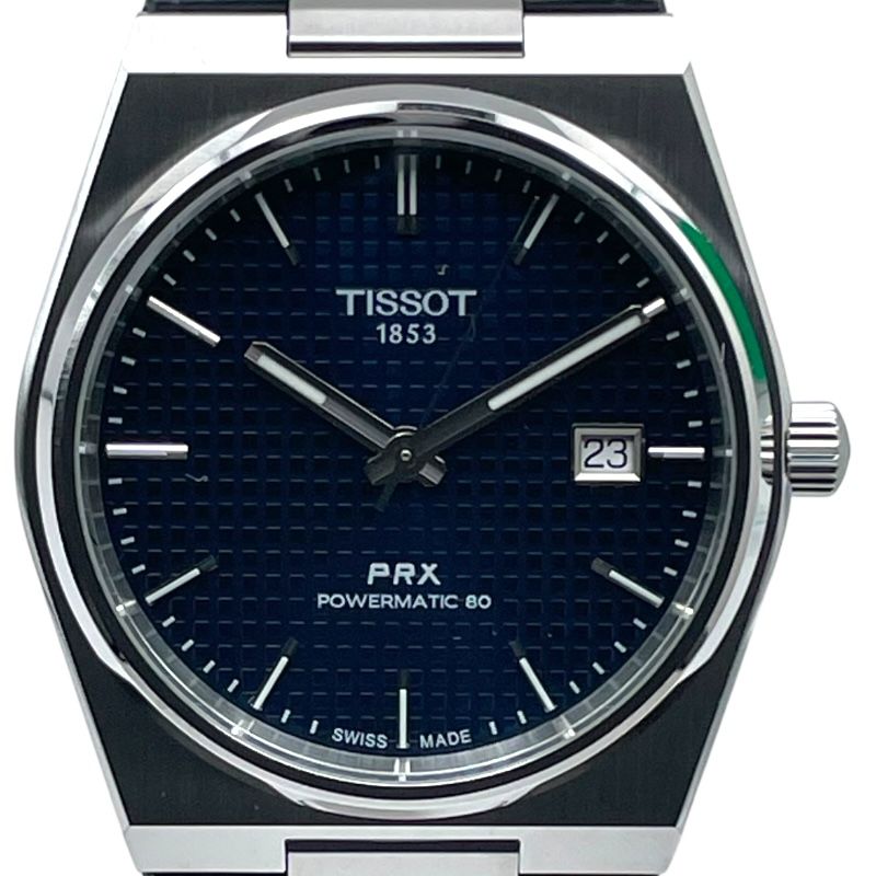 ティソ TISSOT PRX パワーマティック80 40 mm T 137 407 16 041 00 ネイビー SS メンズ 腕時計