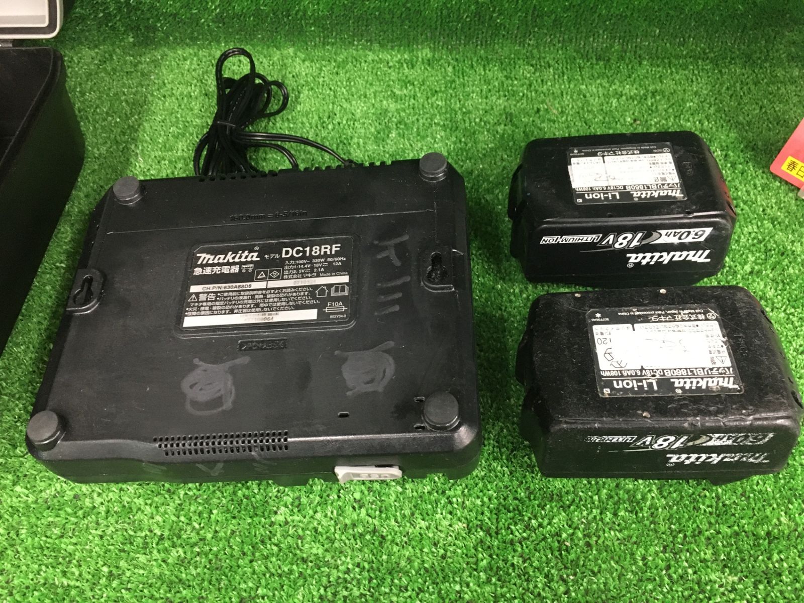  品 0906 makita マキタ 18 v充電式インパクトドライバ ブラック 6 0 Ahバッテリx 2 充電器 ケース 電動インパクトドライバー ドリル ドライバー レンチ
