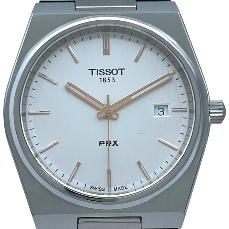 ティソ TISSOT PRX 40 mm T 137.410.11.031.00 ホワイト SS クオーツ メンズ 腕時計