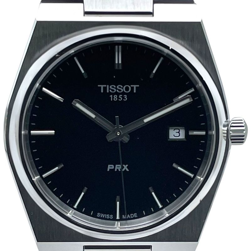 ティソ TISSOT PRX 40 mm T 137 410 11 051 00 ブラック SS クオーツ メンズ 腕時計