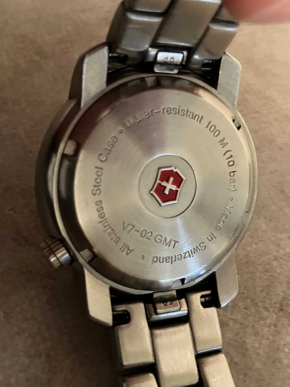 値下げ 稼働☆VICTORINOX ヴィクトリノックス QZ腕時計 電池新品 