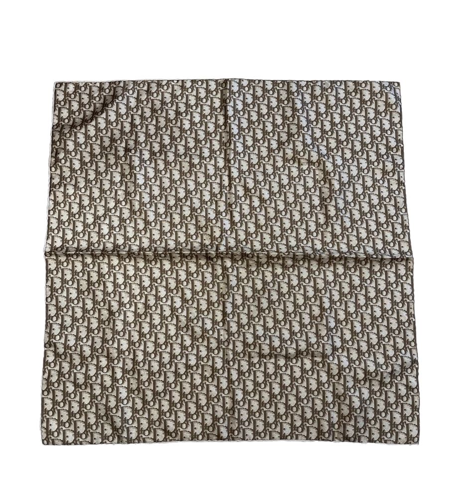 クリスチャンディオール Christian Dior トロッター柄 総柄 大判シルク