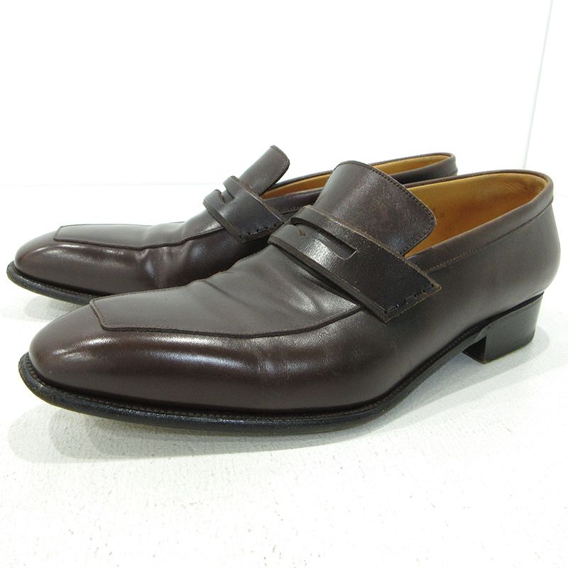 J M WESTON ジェイエムウエストン コインローファー k 3 154 414 10 ブラウン 表記サイズ 6 D 127