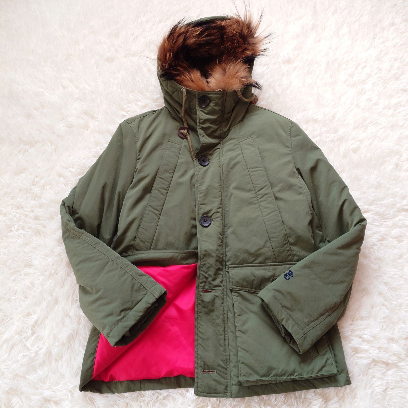 パーリーゲイツ PEARLY GATES ダウンジャケット ラクーンファー