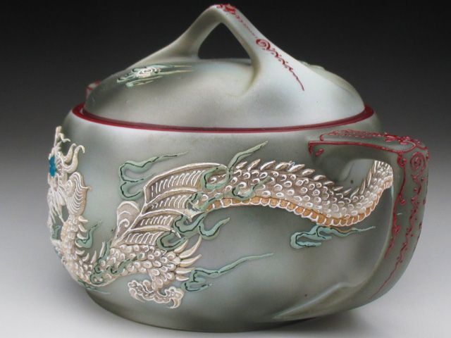 ドラゴン盛り上げ シュガー＆ミルクポット