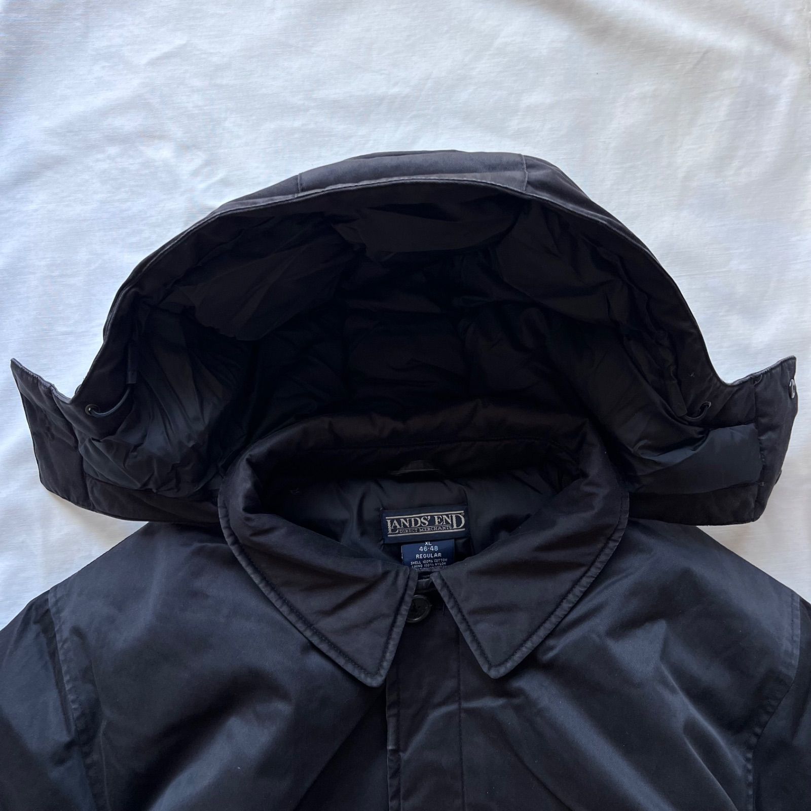 lands end ランズエンド ダウンコート 90s 00s epic ブラック XL