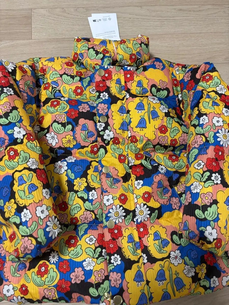  ミニロディーニ フラワーパターン ダウン アウター 116-122 その他 ジャケット ブルゾン