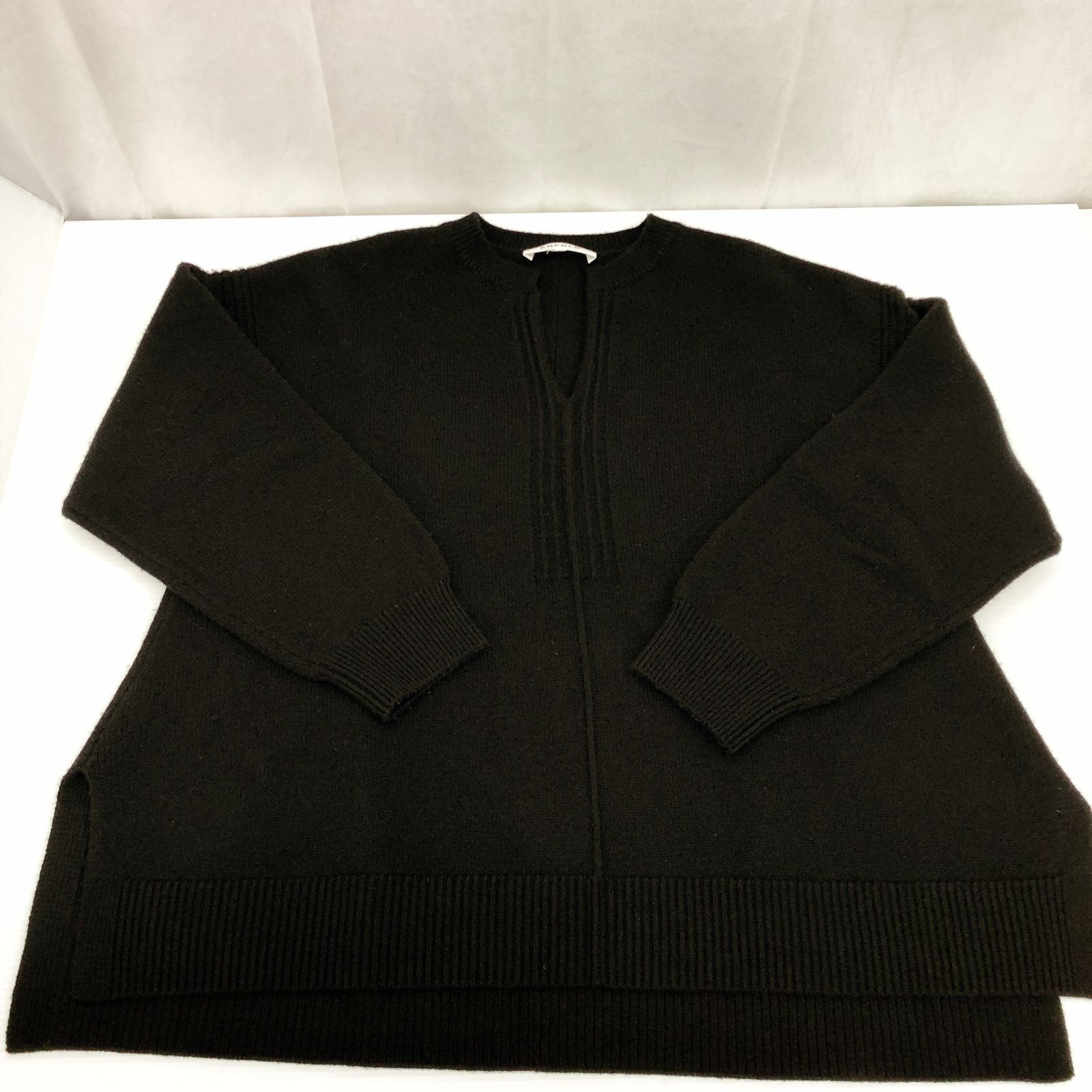 ENFOLD エンフォルド Vネックニット プルオーバー トップス 38