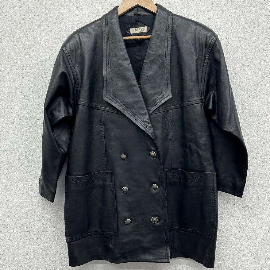ユキベルファム レザーコート ジャケット - メルカリ