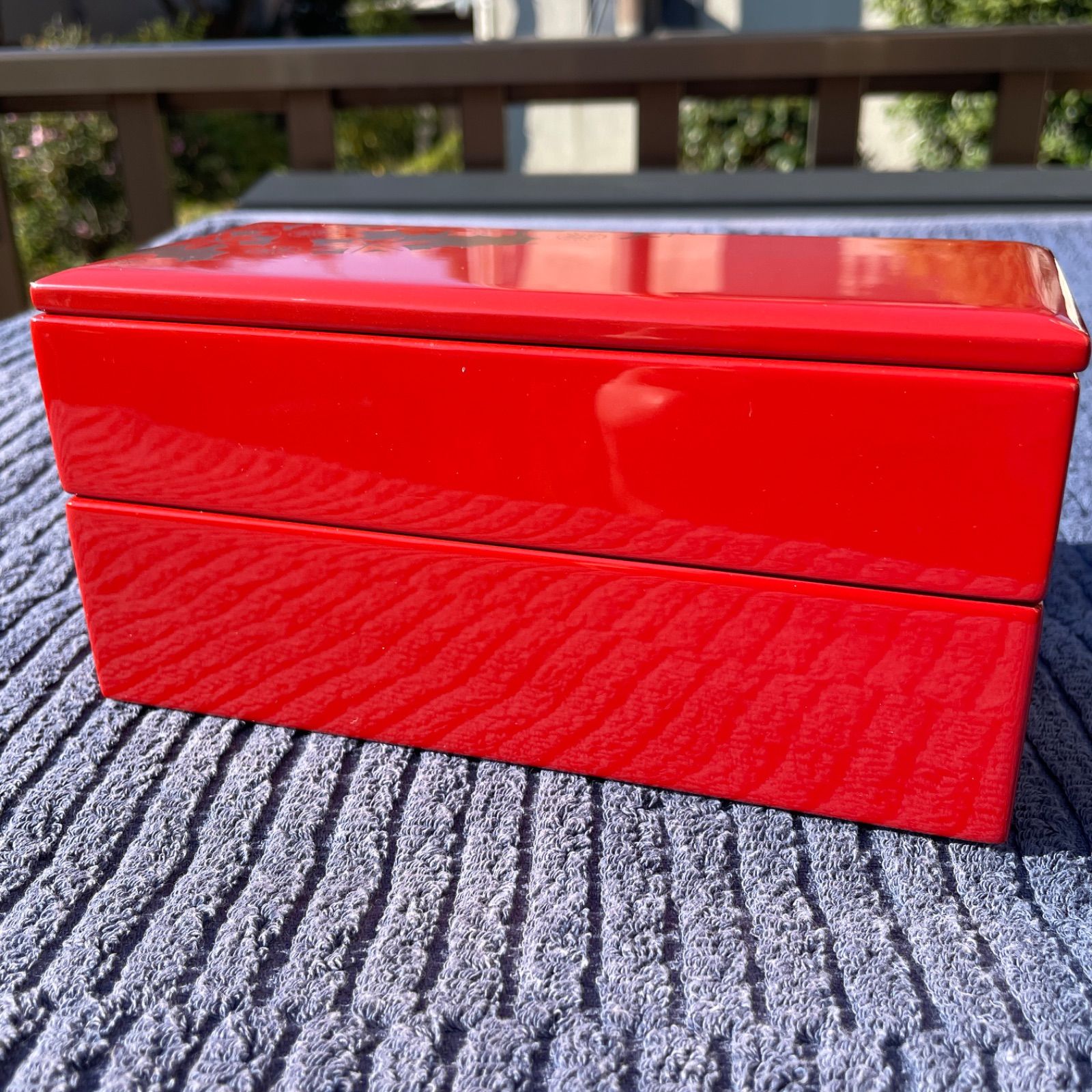 重箱 3段 輪島塗 7.5×18×9.5 - メルカリ