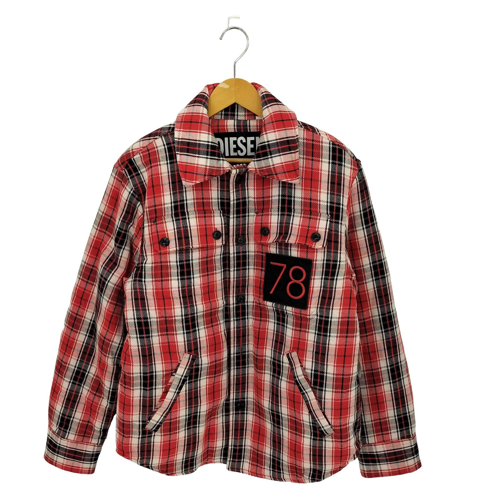 ディーゼル DIESEL リバーシブルデザイン マドラスチェック ストライプ