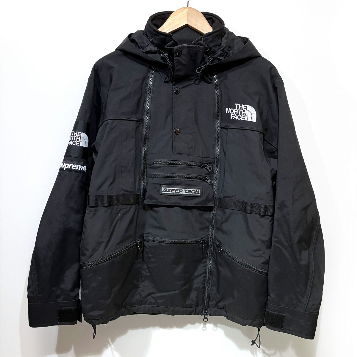 THE NORTH FACE ノースフェイス × Supreme シュプリーム Steep Tech Hooded ジャケット サイズS メンズ