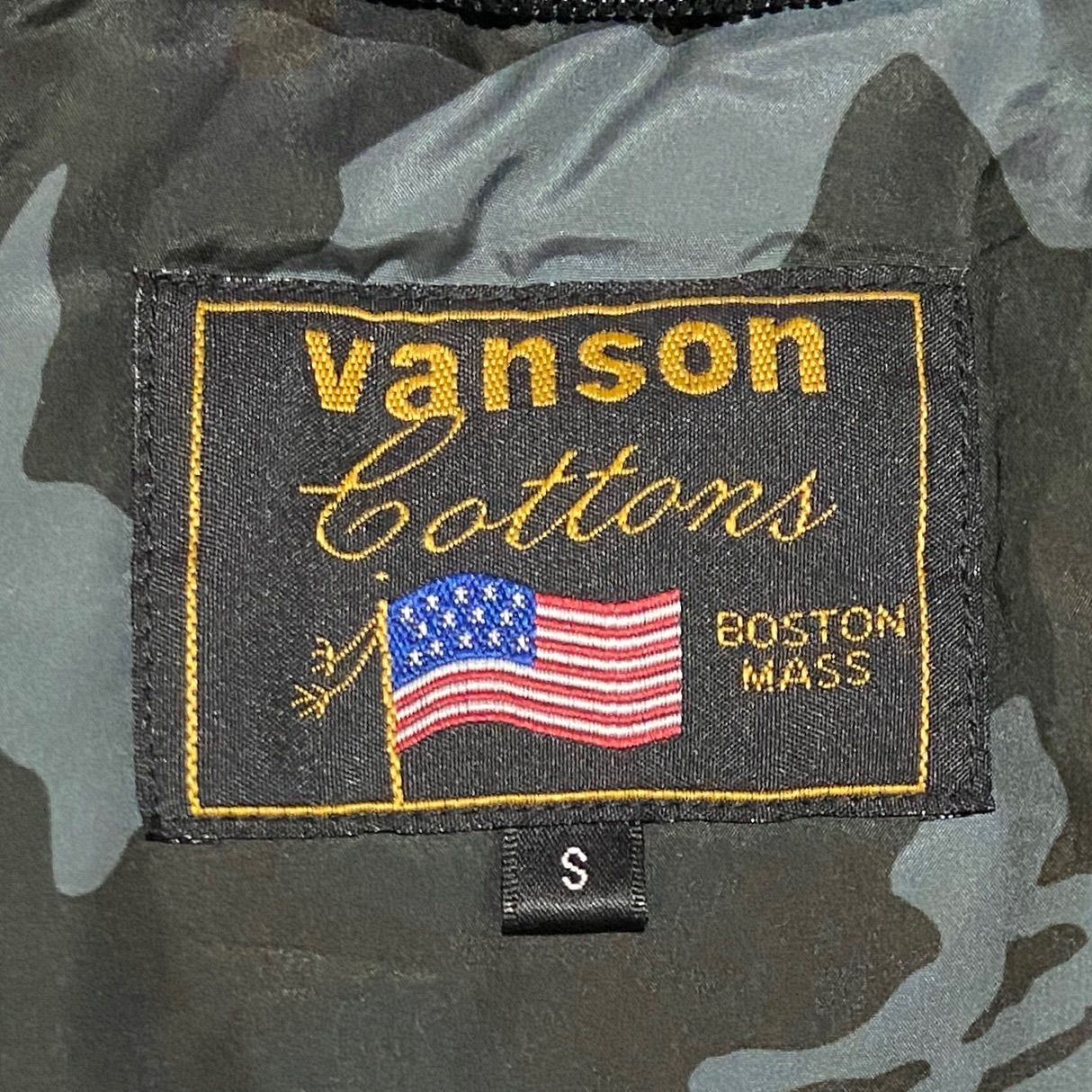 VANSON バンソン MA-1 NVJK-401 フライトジャケット 別注 限定