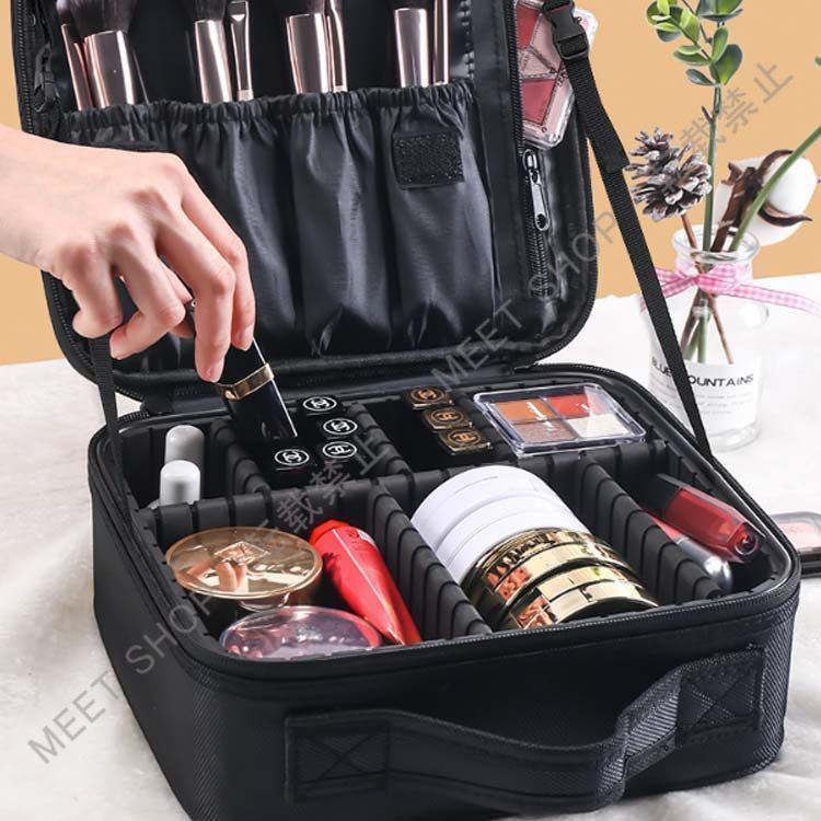 新品未使用 コスメボックス 仕切り メイクボックス メイク道具 旅行用 