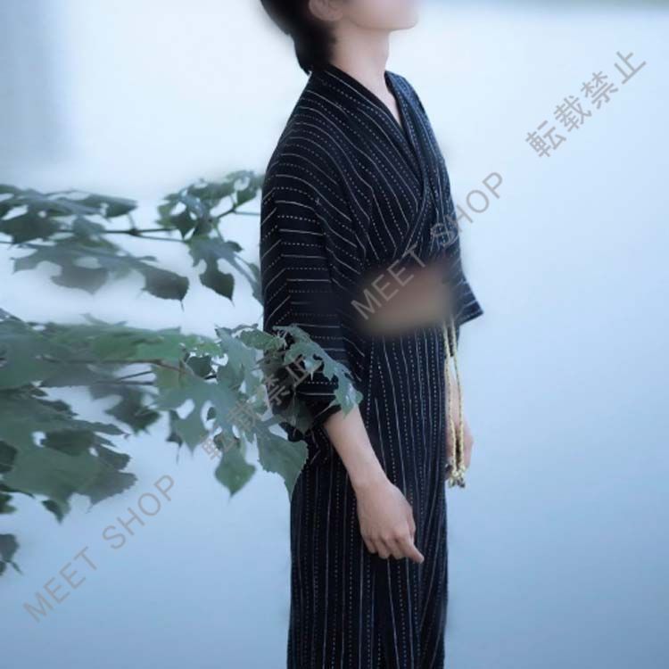 新品未使用 浴衣 メンズ セット メンズ浴衣セット 2点セット SET 