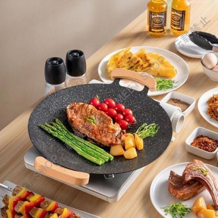ステーキグリルパン アウトドア 新品未使用 新型グリルパン 鉄板 取っ手付き グリル
