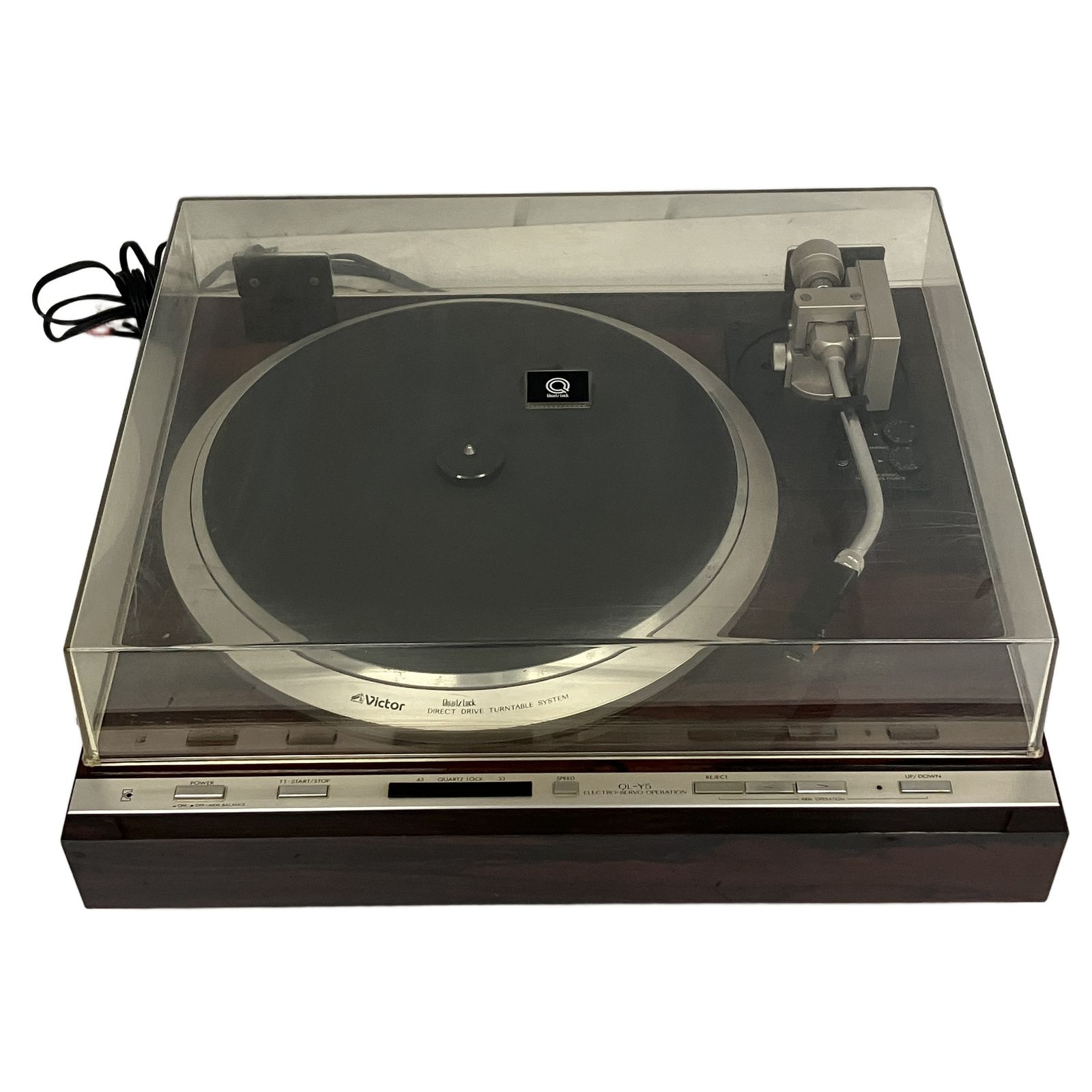 Victor QL Y 5 FG検出ダブルサーボクォーツコアレスDCダイレクトドライブ ターンテーブル レコードプレーヤー