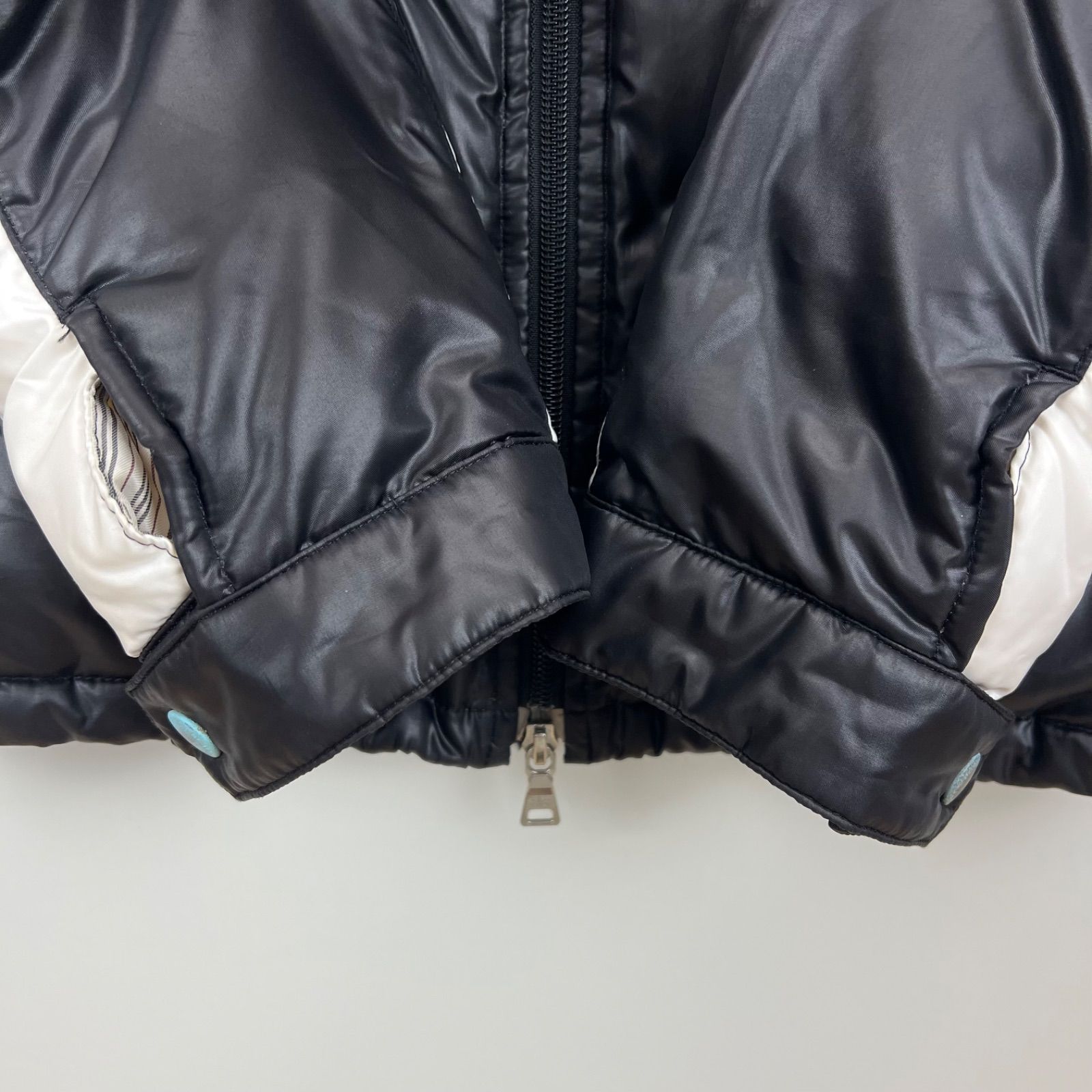 BURBERRY BLACK LABEL 00s y2k archive 2tone down hoodie jacket 最高