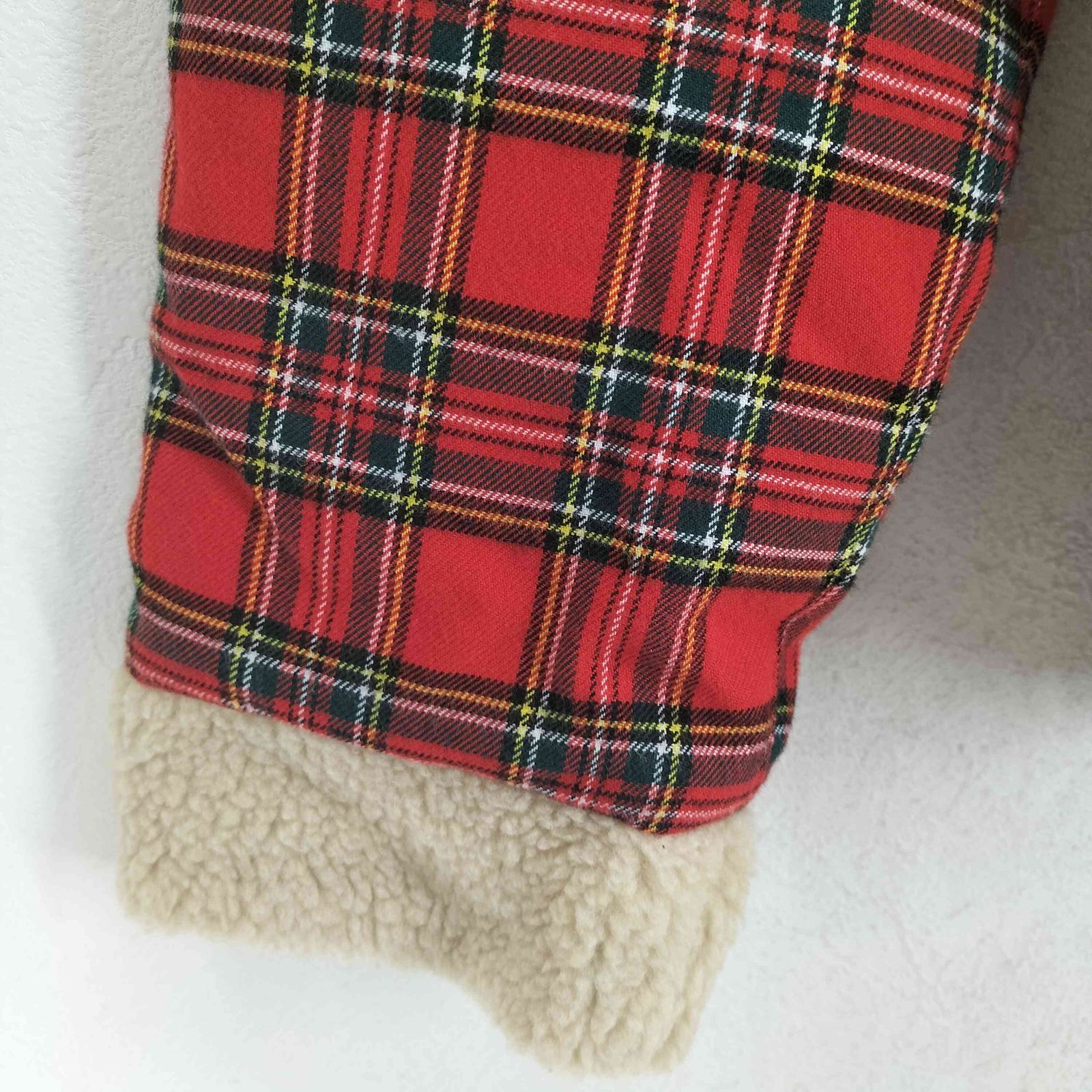 USED古着(ユーズドフルギ) {{original john オリジナルジョン}} チェックボアフライトジャケット メンズ JPN：M 【中古】【ブランド古着バズストア】 ユーズドフルギ USED古着 チェックボアフライトジャケット メンズ JPN