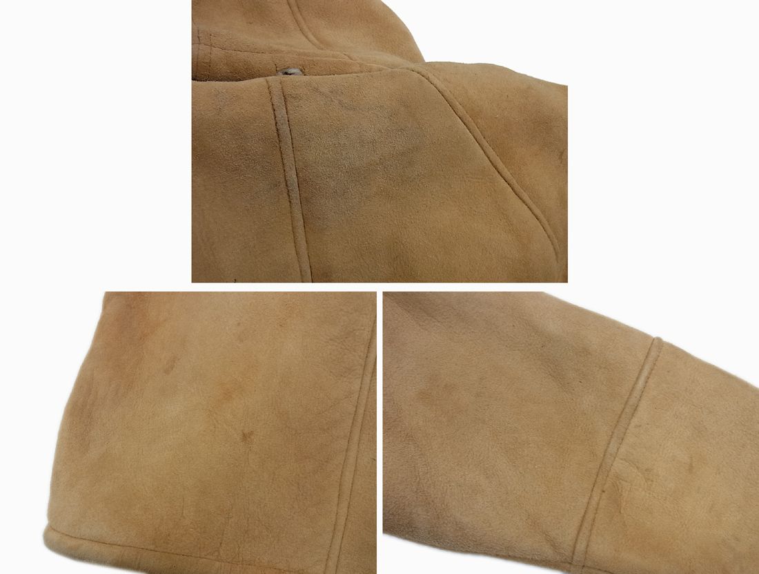 90s◇UNKNOWN オリジナルムートン ダッフルコート 羊毛皮 MOUTON