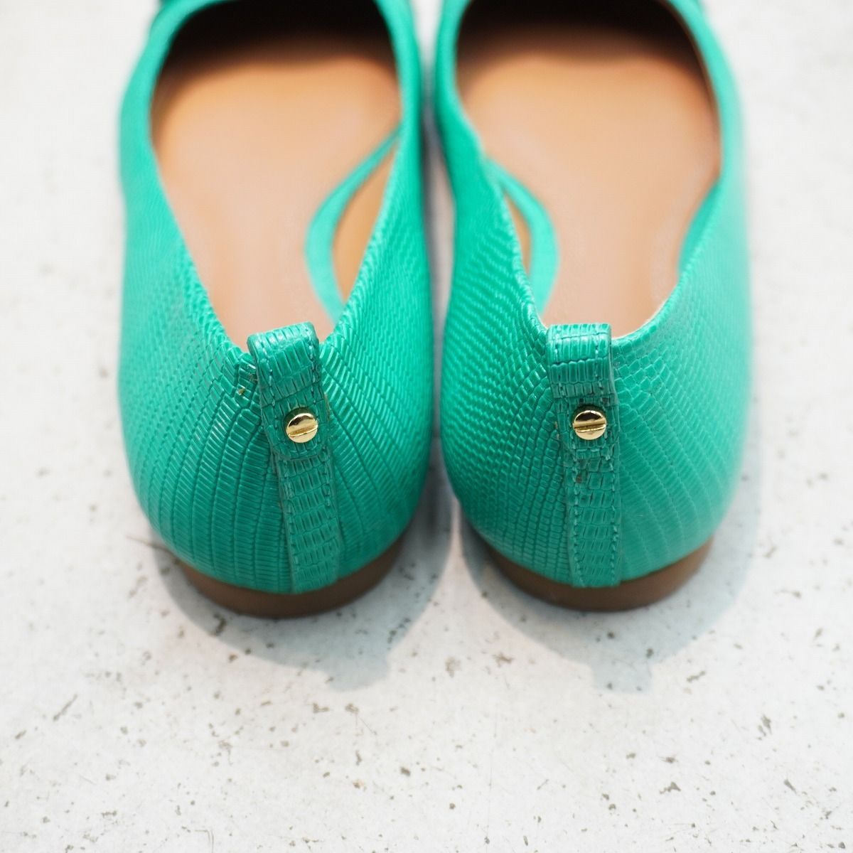 極美品 TORY BURCH トリー バーチ ミニミラー フラット シューズ