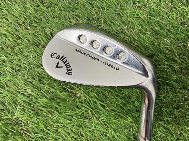 中古】ウェッジ キャロウェイ MACK DADDY FORGED 2018 クロム 52-10
