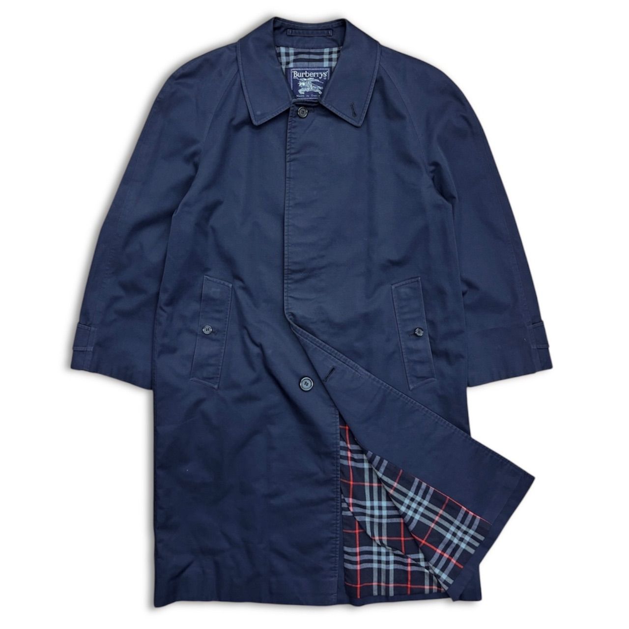 90s Burberrys coat バーバリー コート ネイビー - メルカリ