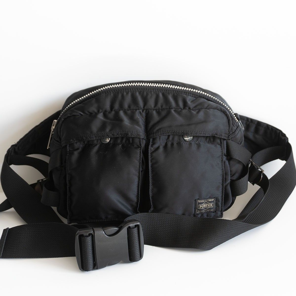 定番】PORTER 【タンカー ナイロン ウエストバッグ】ポーター ブラック
