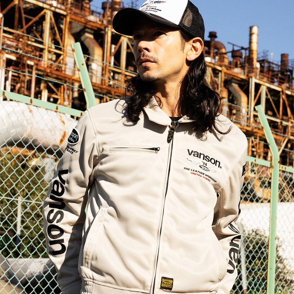 VANSON バンソン VS25103S メッシュスウィングトップジャケット
