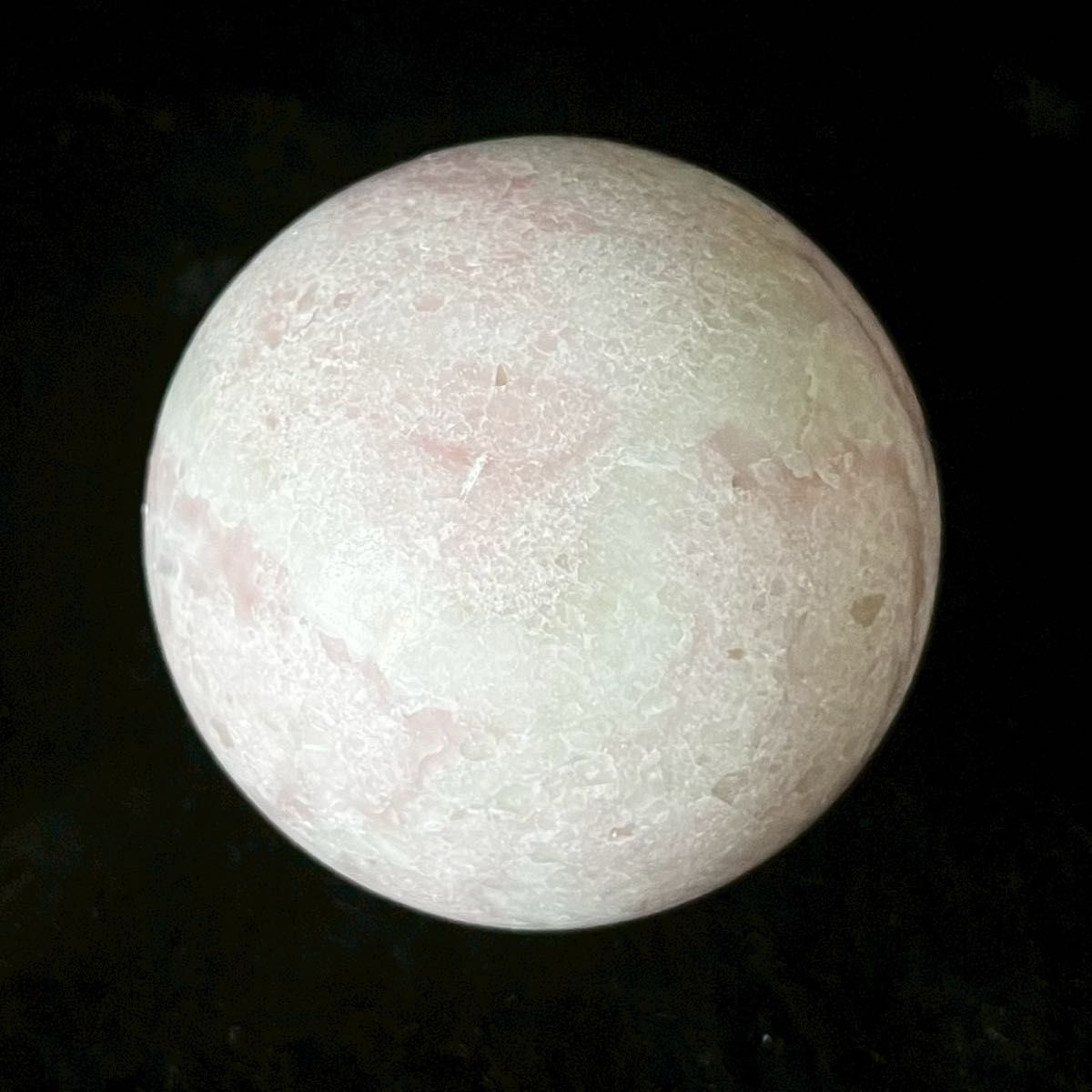 329g ピンクオパール スフィア】 原石 浄化 天然石 丸玉