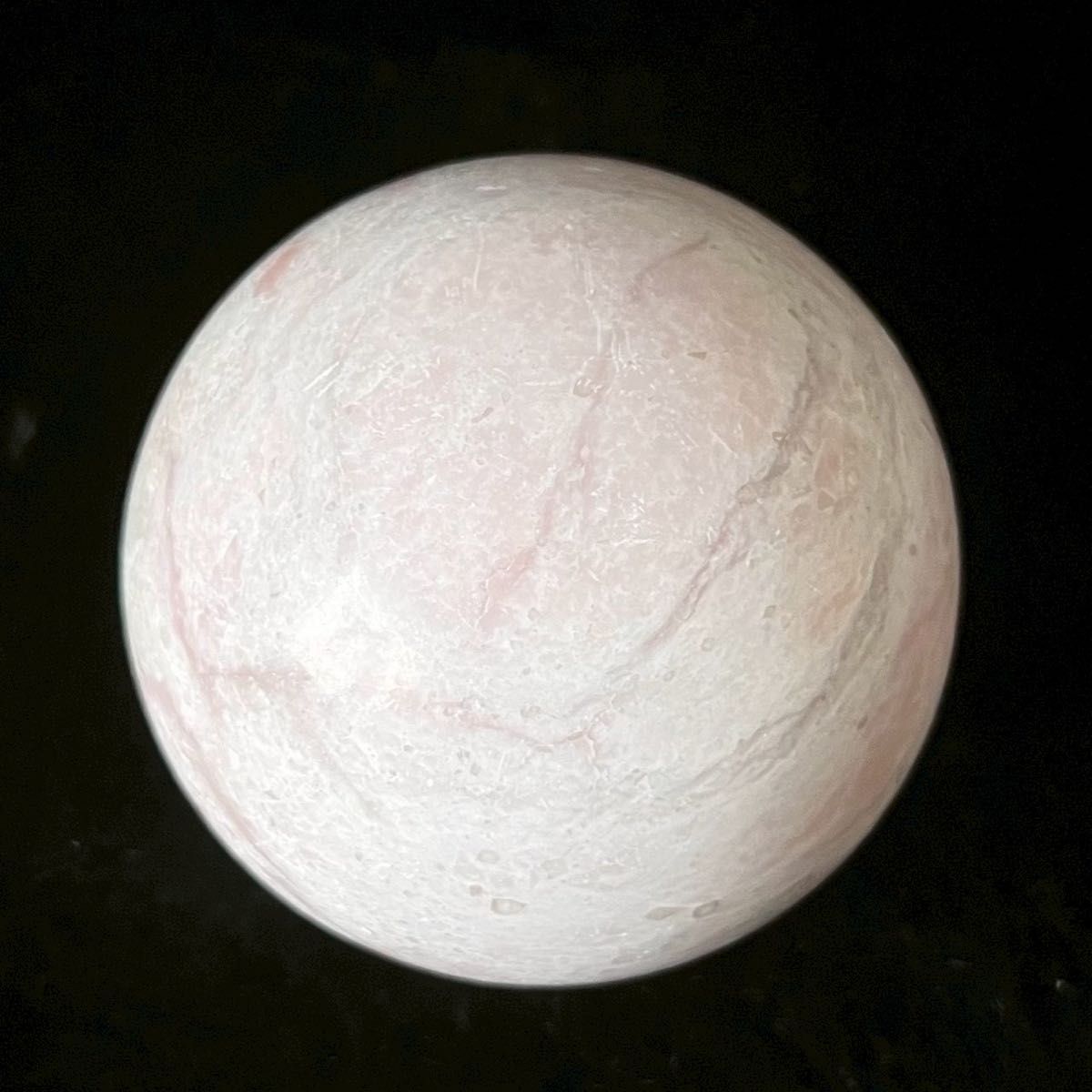 329g ピンクオパール スフィア】 原石 浄化 天然石 丸玉