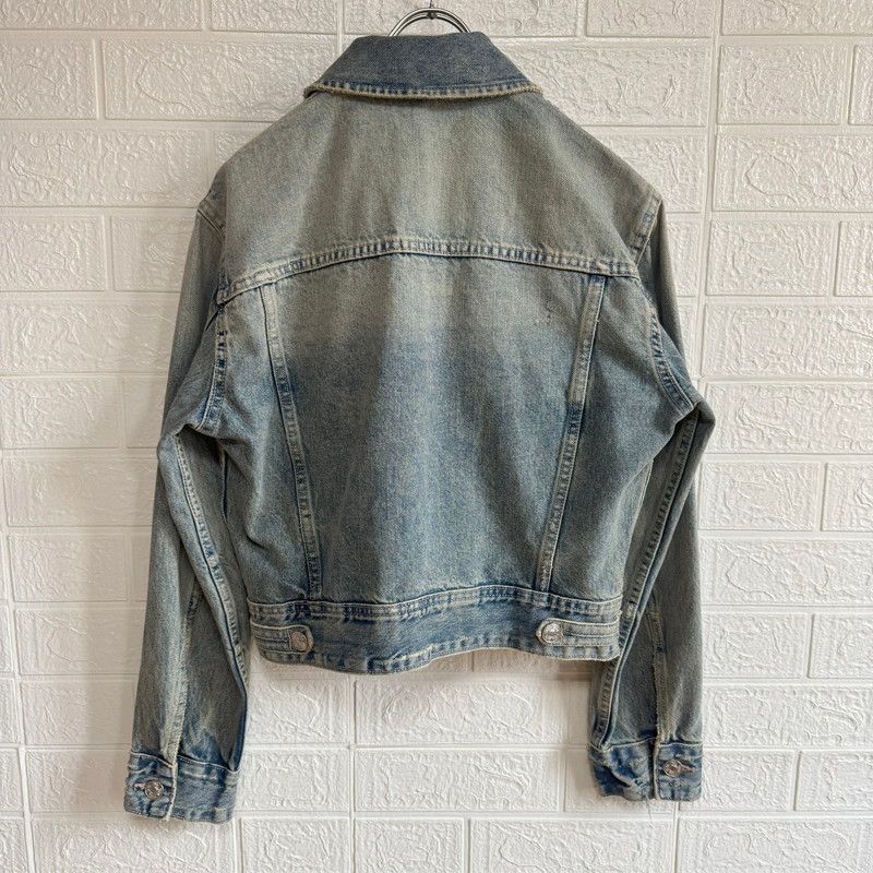ZARA ザラ ダメージ デニムジャケット ライトアウター Gジャン