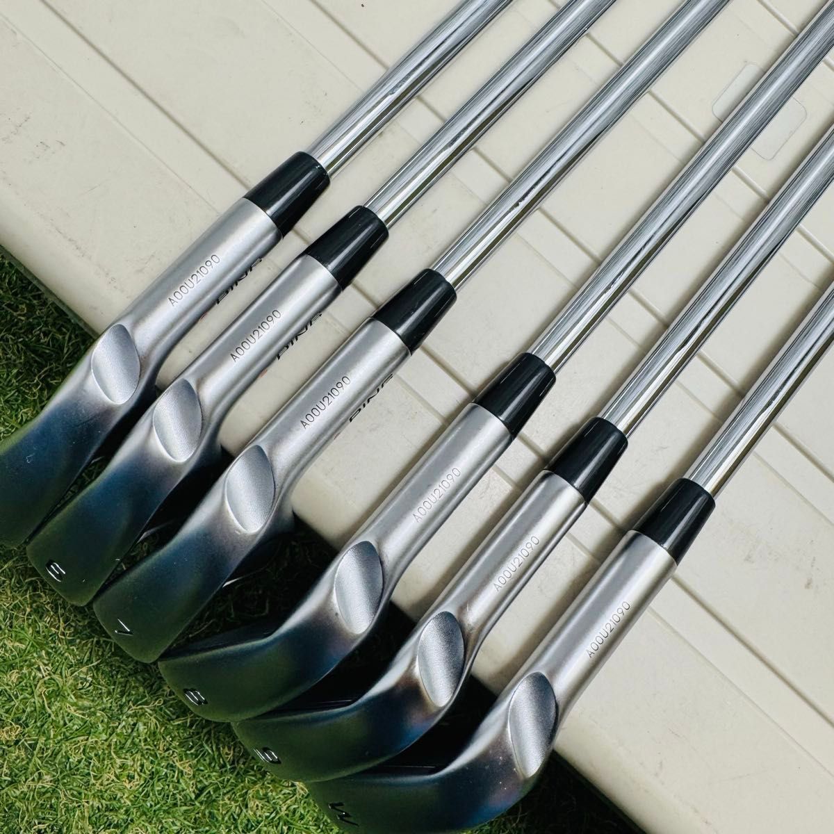 良品】ピン i230 赤ドット メンズアイアンセット 6本 スチール S