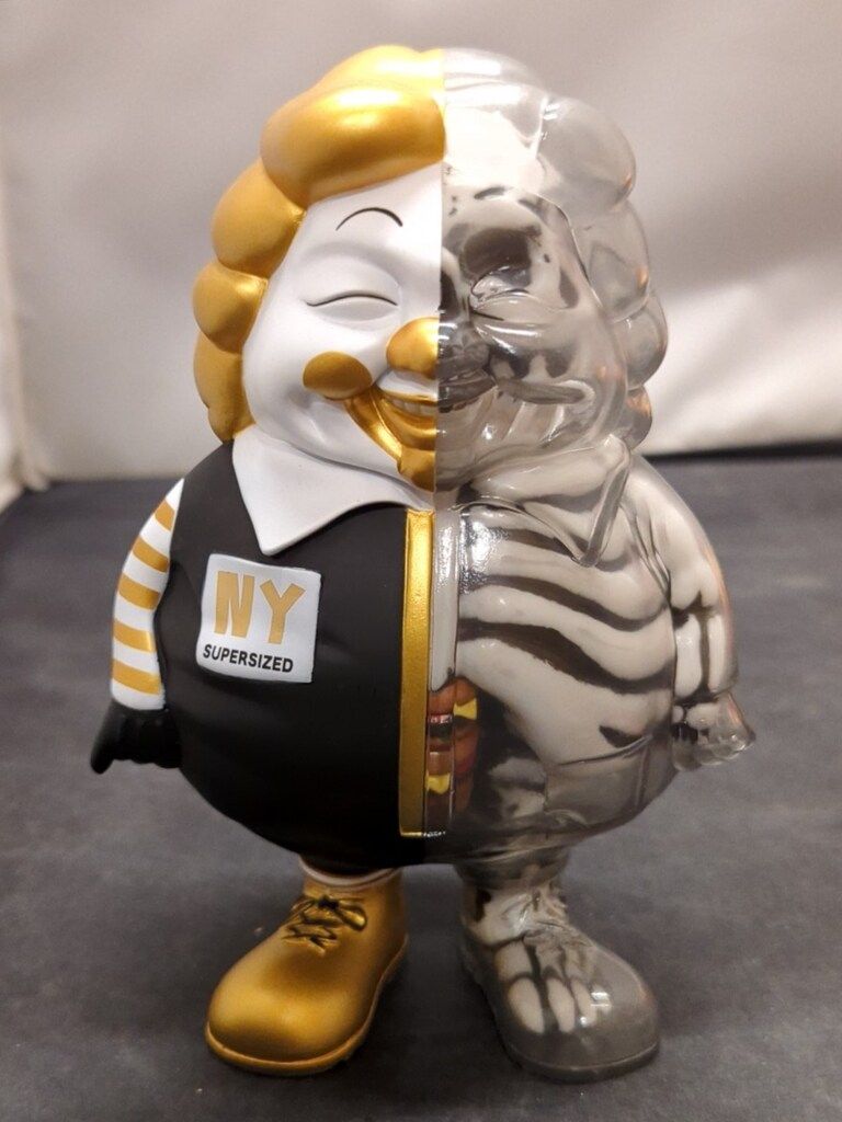 SECRETBASE RON ENGLISH X-RAY MC SUPERSIZED BLACK&GOLD NY ver