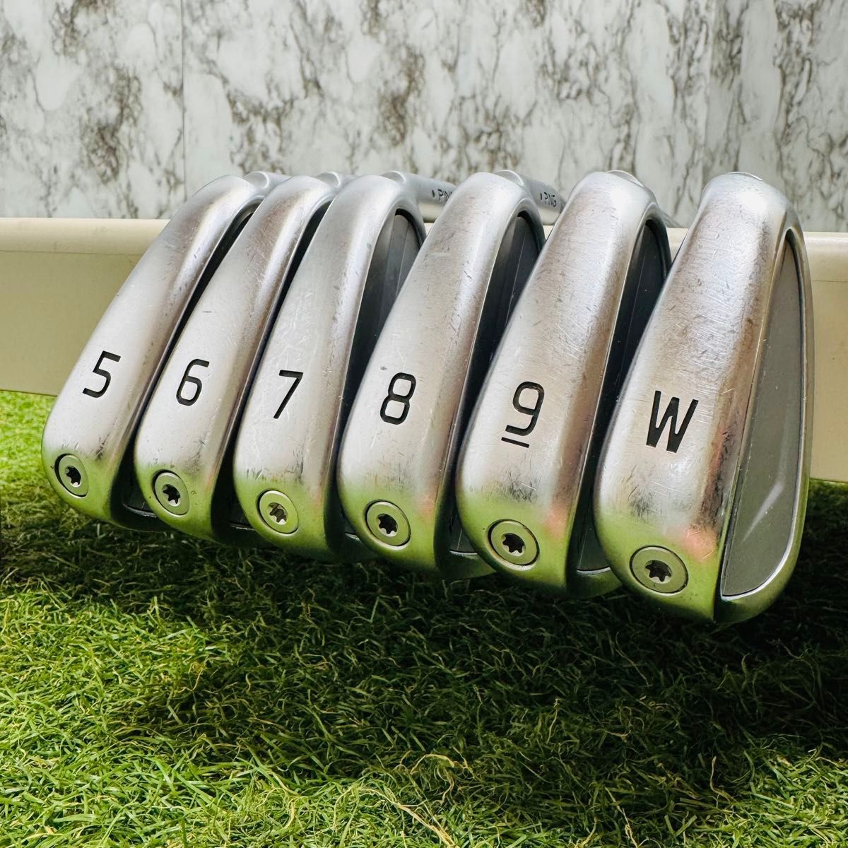 【良品】ピン i230 黒ドット メンズアイアンセット 6本 スチール S 良品】ピン i230 黒ドット メンズアイアンセット 6本 スチール S