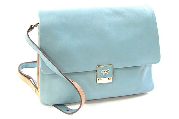 アニヤハインドマーチ ショルダーバッグ カーカー レザー