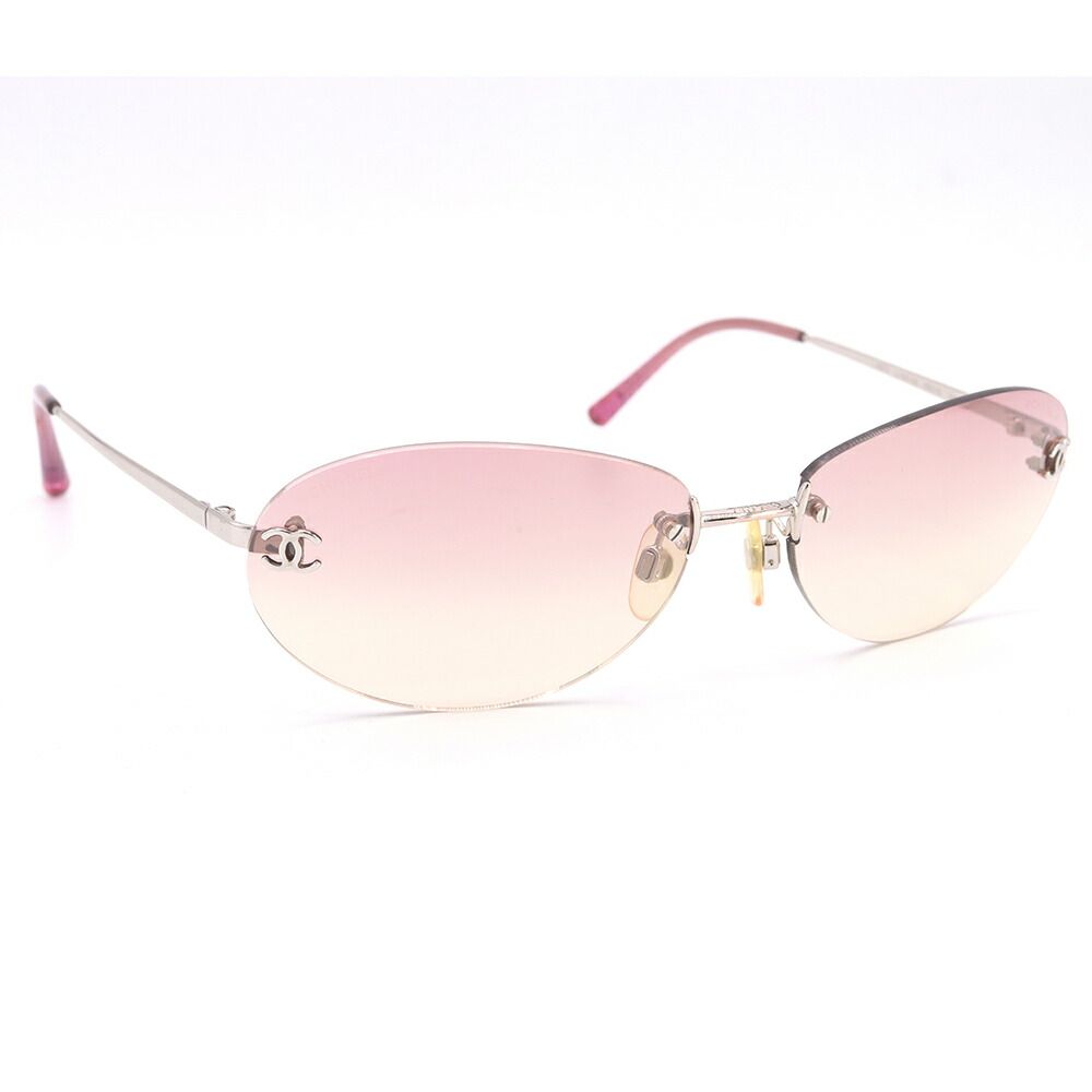 シャネル サングラス 4013 シルバー ピンク 130
