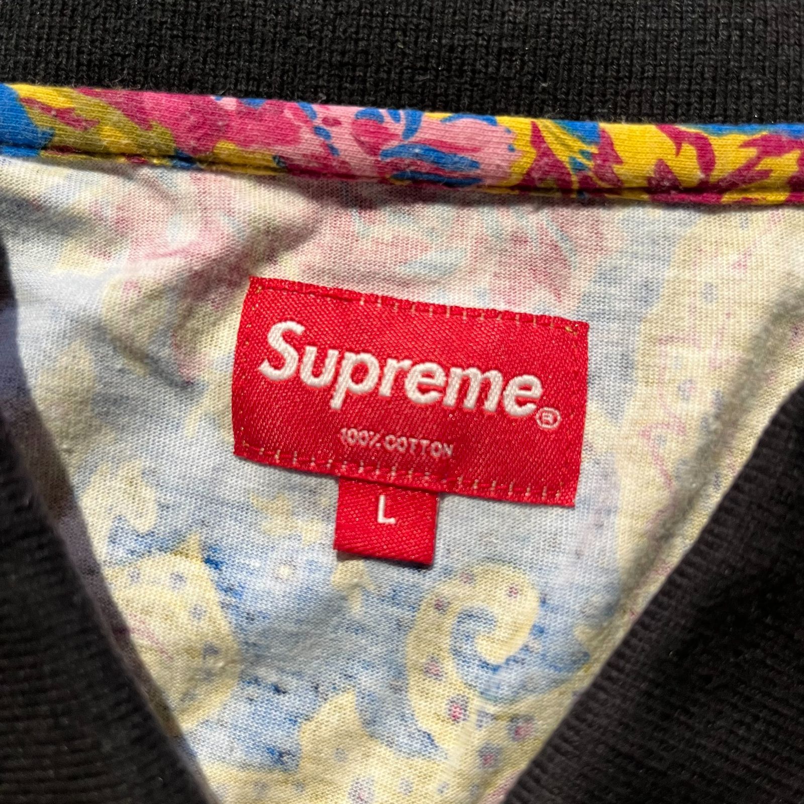 Supreme 17aw Paisley L/S Polo L シュプリーム 2017aw ペイズリー