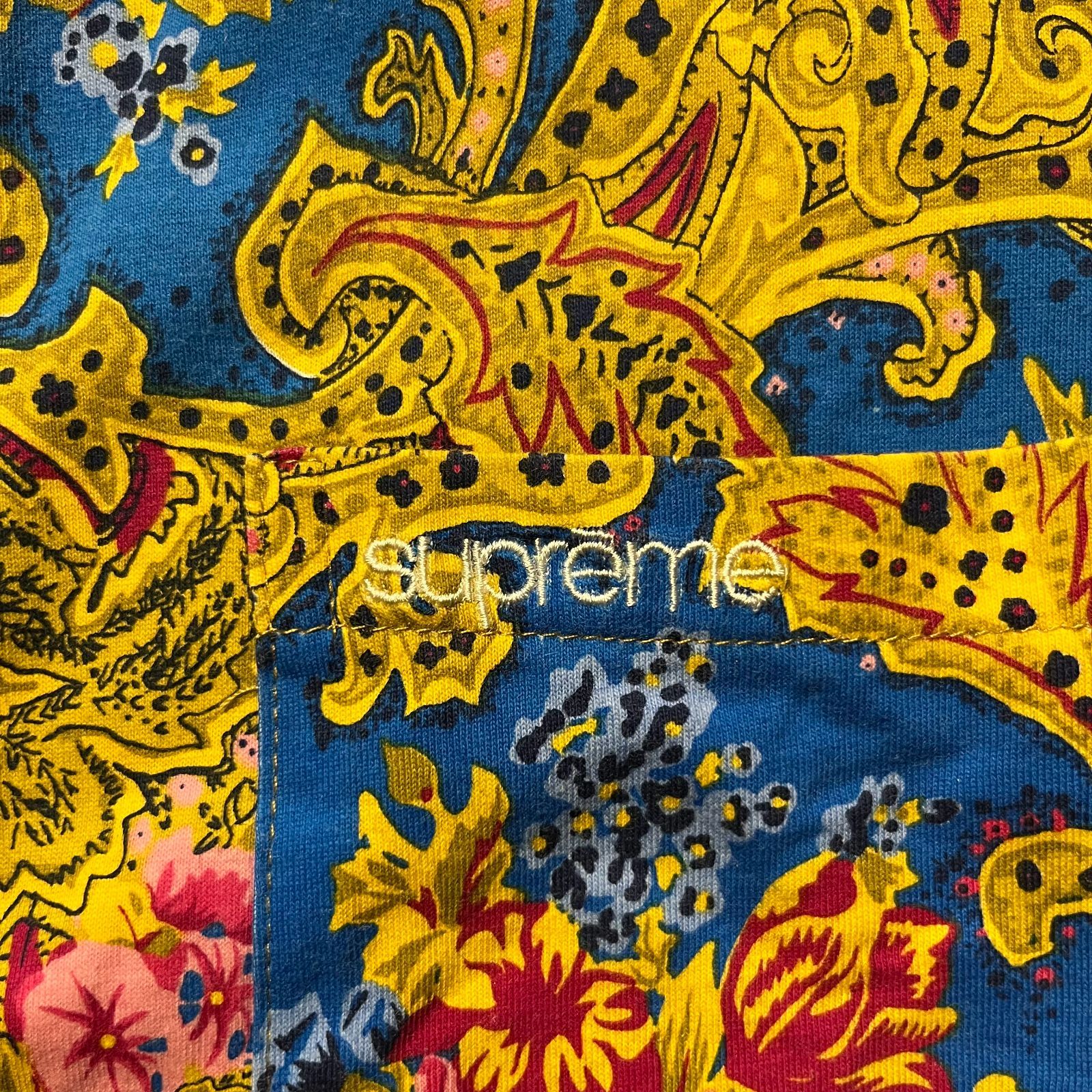 Supreme 17aw Paisley L/S Polo L シュプリーム 2017aw ペイズリー
