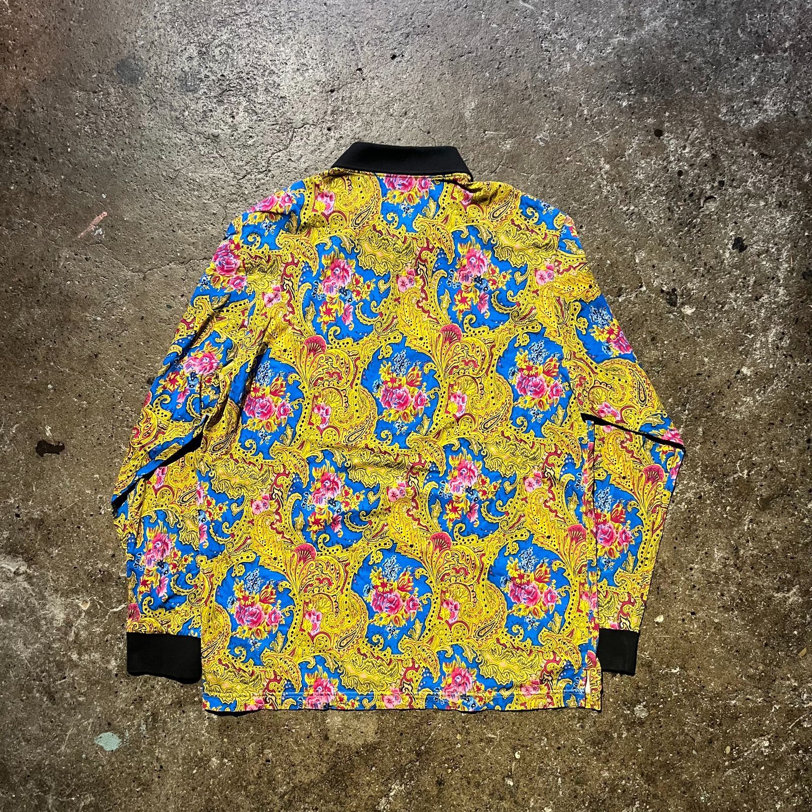 Supreme 17aw Paisley L/S Polo L シュプリーム 2017aw ペイズリー