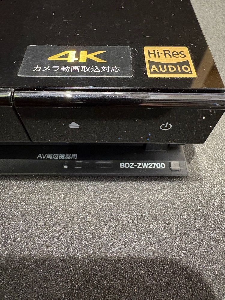 品 SONY BDZ ZW 2700 ブルーレイレコーダー 2 TB 2020年製 ブルーレイレコーダー レコーダー