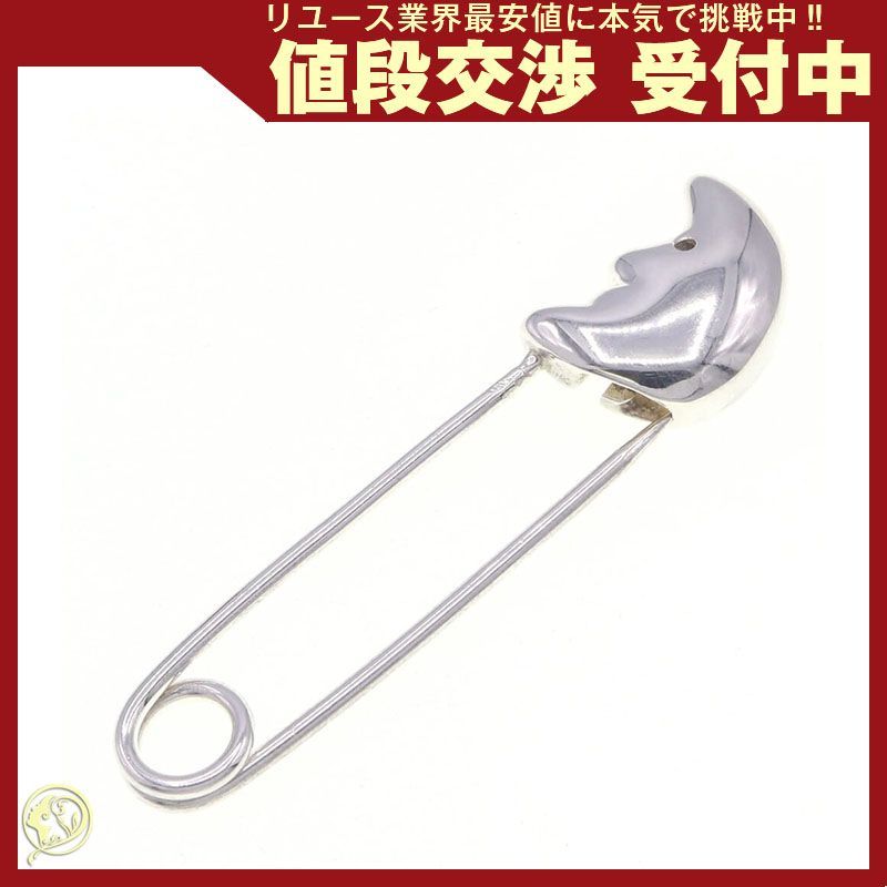 ティファニー ブローチ クレセントムーン ピンブローチ