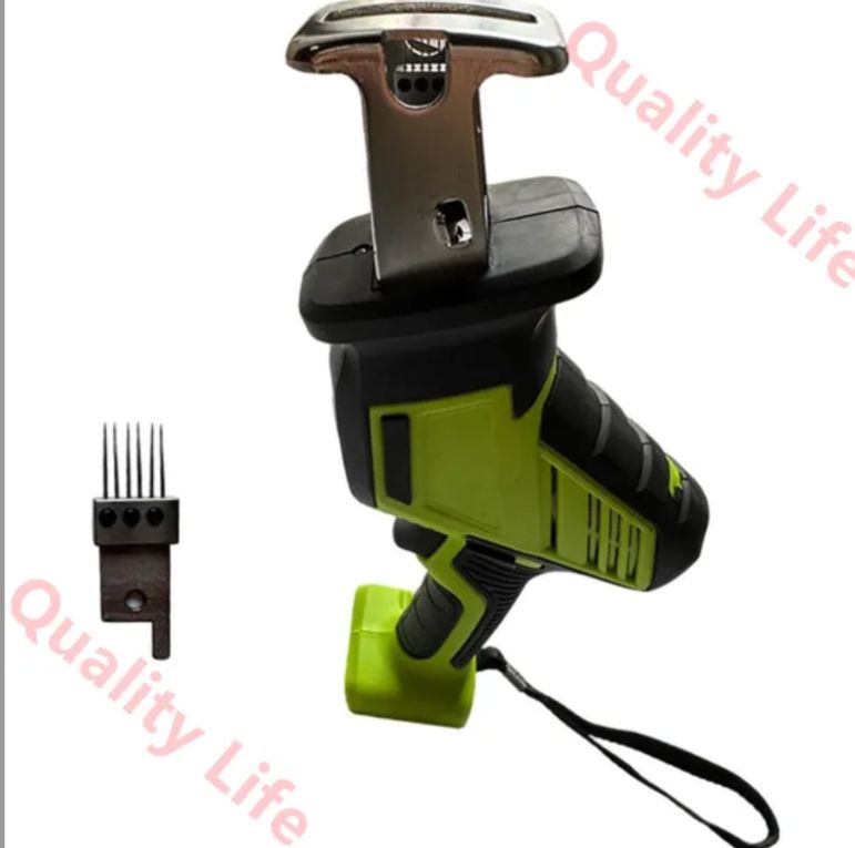 充電式 人工毛を編むことができます