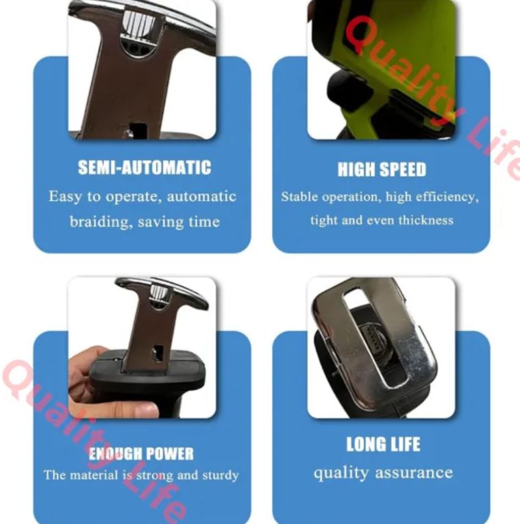 ハンドヘルドドレッドロック編組機 ウィッグ植毛機