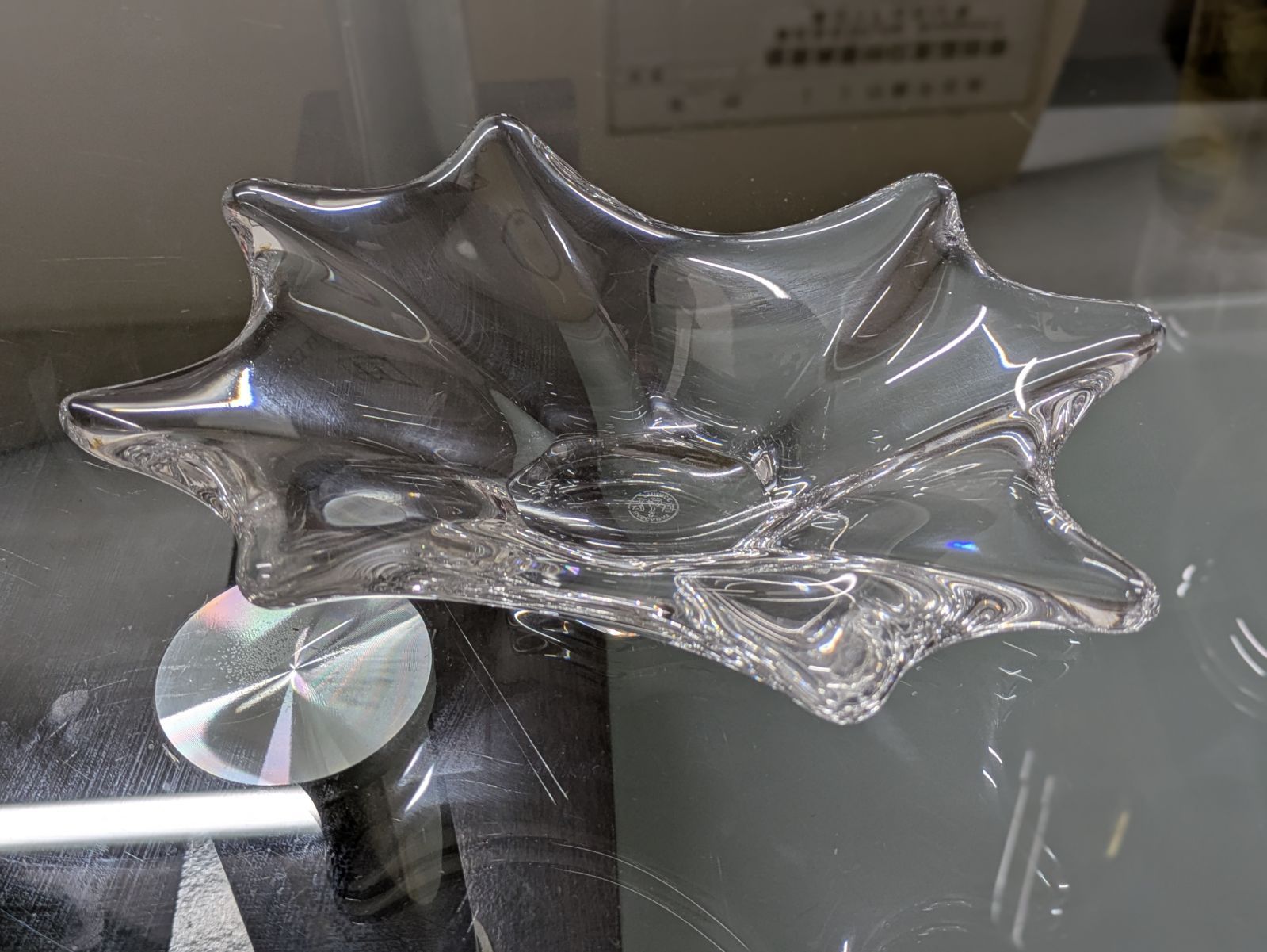 バカラ 灰皿 キャディックス アッシュトレイ 小物入れ クリスタル