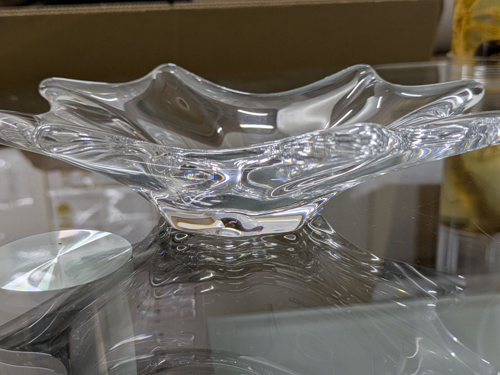 バカラ 灰皿 キャディックス アッシュトレイ 小物入れ クリスタル